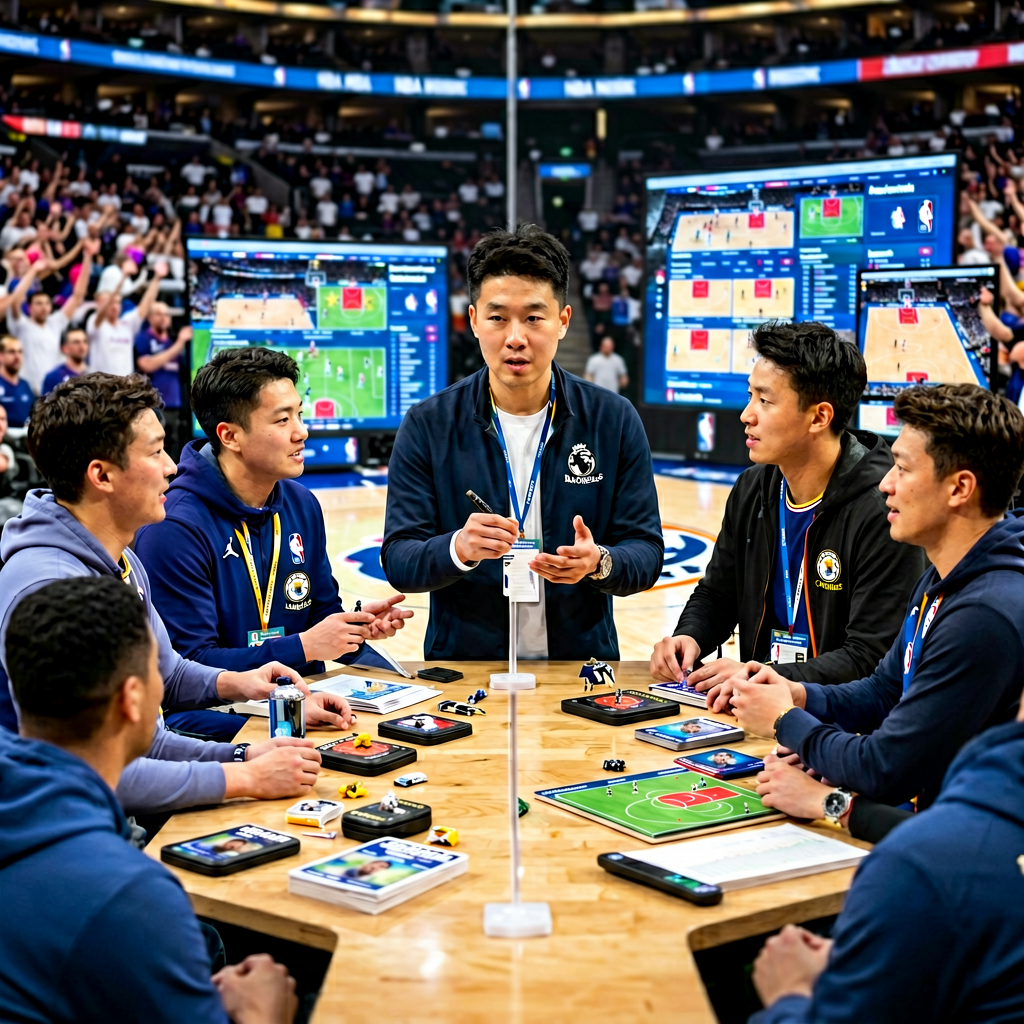 NBA季后赛战术讲解，教练组研究比赛录像数据