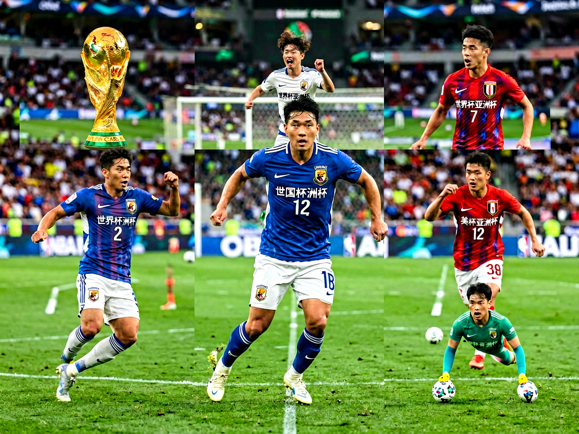 国际足球赛事集锦，包括世界杯预选赛和各国联赛精彩画面